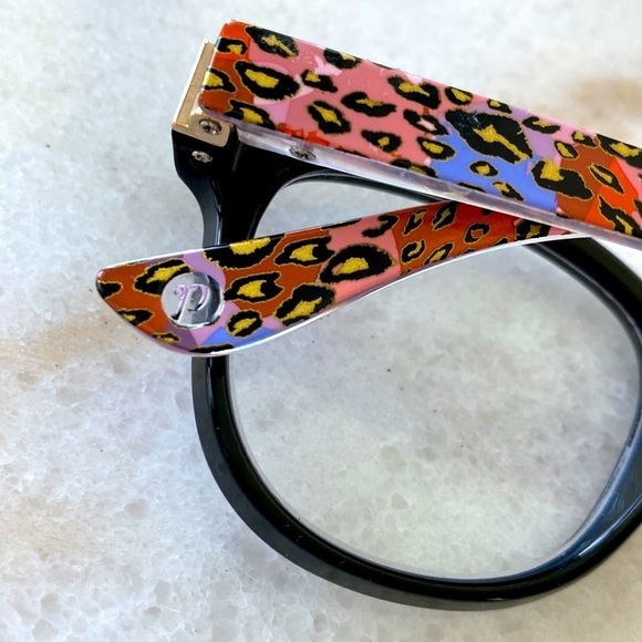 Peepers Jungle Fusion Black Leopard No Correction Blue Light Eyeglasses - Picture 5 of 7